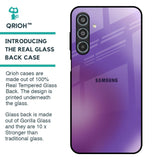 Ultraviolet Gradient Glass Case for Samsung Galaxy M35 5G