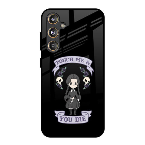 Touch Me & You Die Samsung Galaxy F55 5G Glass Back Cover Online