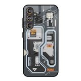 Retro Futuristic Samsung Galaxy F55 5G Glass Back Cover Online