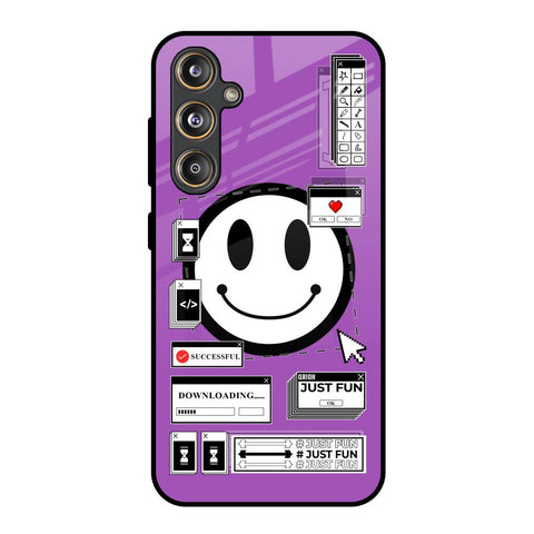 Code with Smile Samsung Galaxy F55 5G Glass Back Cover Online