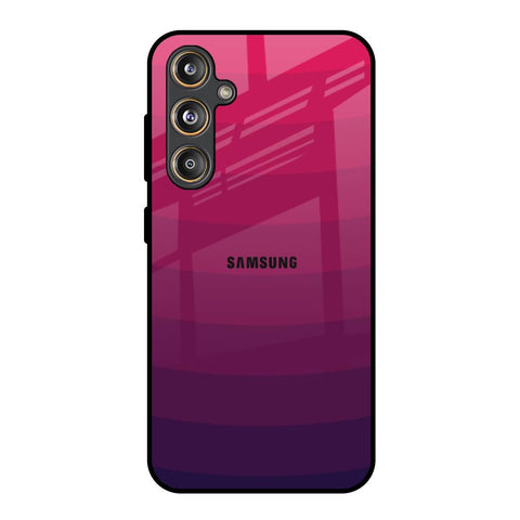 Wavy Pink Pattern Samsung Galaxy F55 5G Glass Back Cover Online