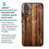 Timber Printed Glass Case for Samsung Galaxy F55 5G