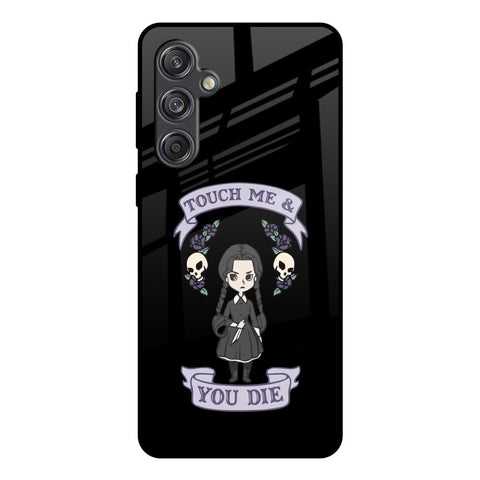 Touch Me & You Die Samsung Galaxy M55 5G Glass Back Cover Online