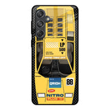 Yellow Racing Car Samsung Galaxy M55 5G Glass Back Cover Online