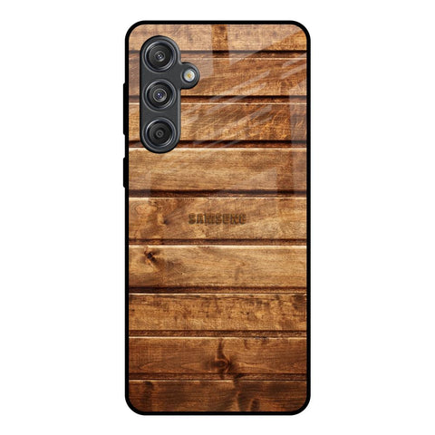 Wooden Planks Samsung Galaxy M55 5G Glass Back Cover Online