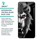 Wild Lion Glass Case for Samsung Galaxy M55 5G