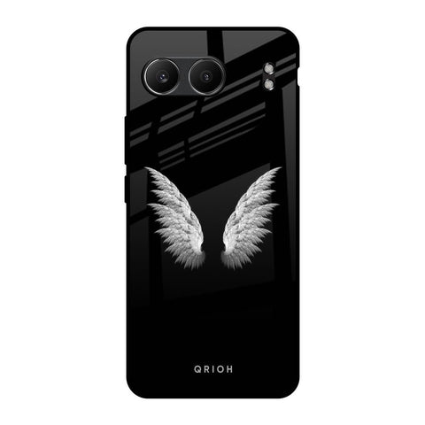 White Angel Wings OnePlus Nord 4 5G Glass Back Cover Online