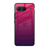 Wavy Pink Pattern OnePlus Nord 4 5G Glass Back Cover Online