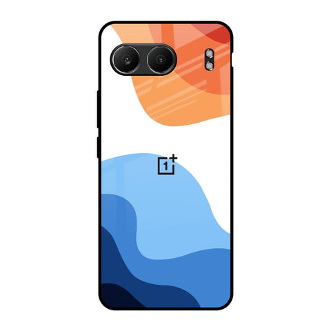 Wavy Color Pattern OnePlus Nord 4 5G Glass Back Cover Online