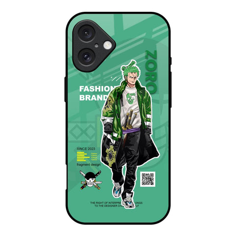 Zoro Bape iPhone 16 Glass Back Cover Online