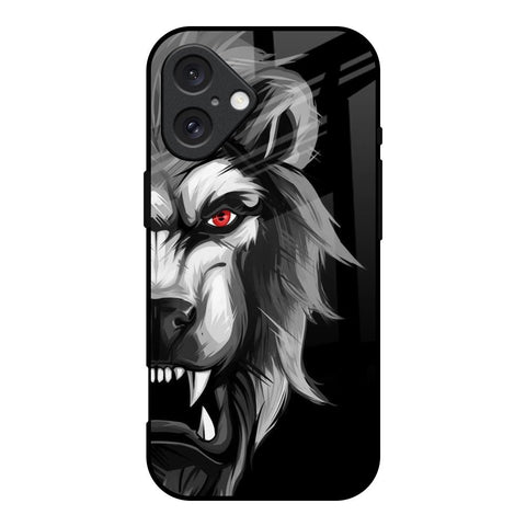 Wild Lion iPhone 16 Glass Back Cover Online