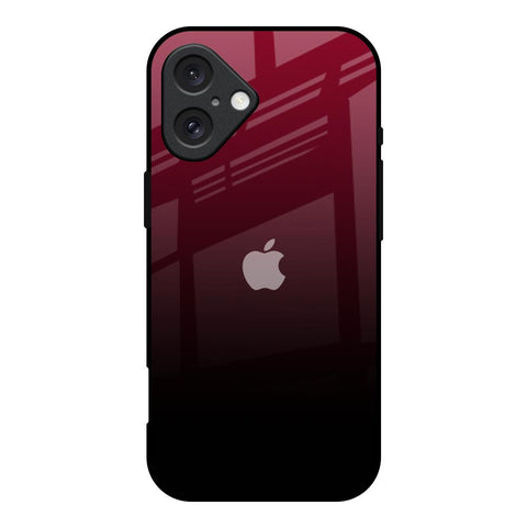 Wine Red iPhone 16 Glass Back Cover Online