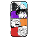 Anime Sketch iPhone 16 Plus Glass Back Cover Online