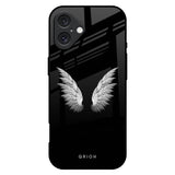 White Angel Wings iPhone 16 Plus Glass Back Cover Online