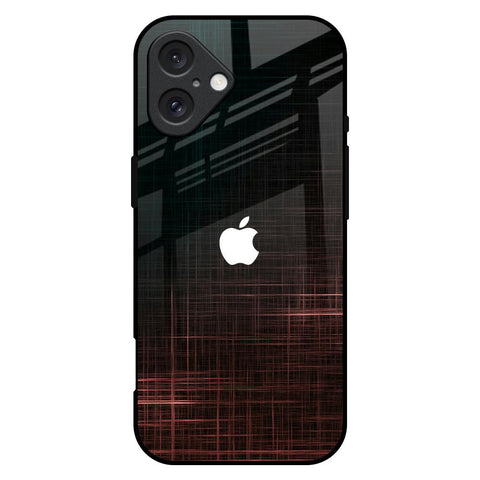 Wooden Mat iPhone 16 Plus Glass Back Cover Online