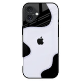 Wheat Cream Wavy iPhone 16 Plus Glass Back Cover Online