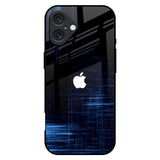 Blue Scratch iPhone 16 Plus Glass Back Cover Online