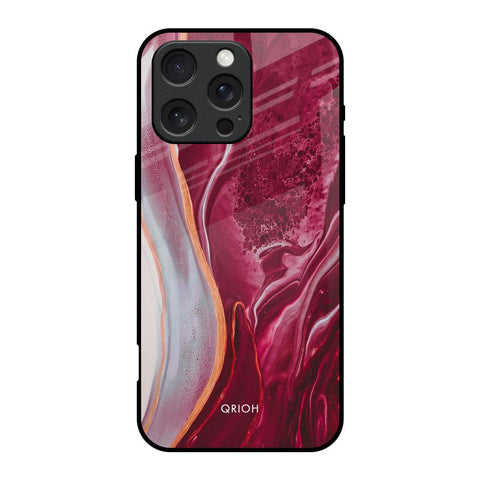 Crimson Ruby iPhone 16 Pro Glass Back Cover Online