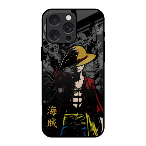 Dark Luffy iPhone 16 Pro Glass Back Cover Online