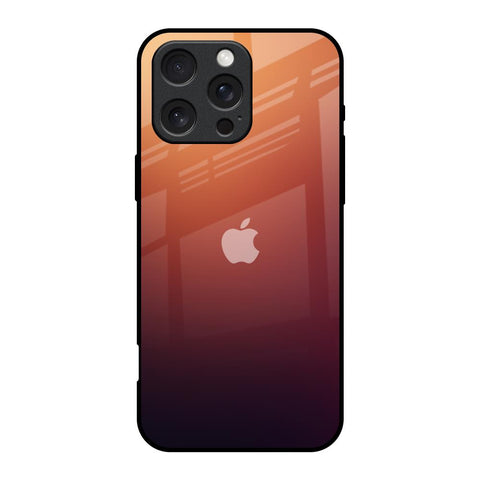 Sunset Background iPhone 16 Pro Glass Back Cover Online