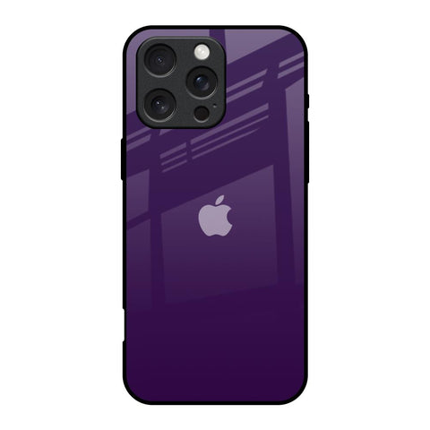 Dark Purple iPhone 16 Pro Glass Back Cover Online