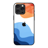 Wavy Color Pattern iPhone 16 Pro Glass Back Cover Online