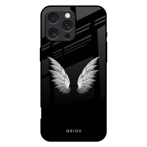 White Angel Wings iPhone 16 Pro Max Glass Back Cover Online