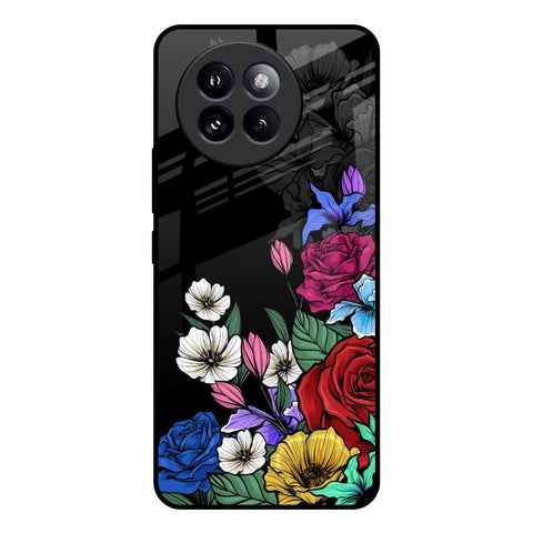 Rose Flower Bunch Art Mi 14 CIVI Glass Back Cover Online