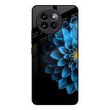 Half Blue Flower Mi 14 CIVI Glass Back Cover Online