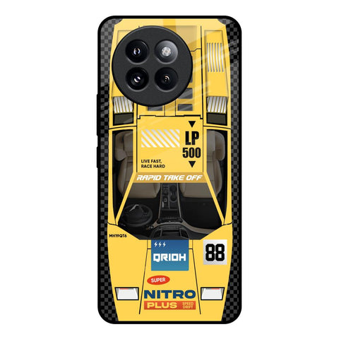 Yellow Racing Car Mi 14 CIVI Glass Back Cover Online