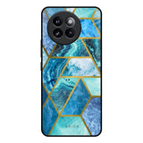 Turquoise Geometrical Marble Mi 14 CIVI Glass Back Cover Online