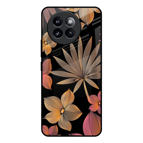 Lines Pattern Flowers Mi 14 CIVI Glass Back Cover Online