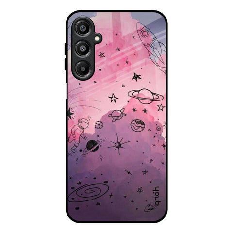 Space Doodles Samsung Galaxy A16 5G Glass Back Cover Online