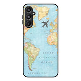 Travel Map Samsung Galaxy A16 5G Glass Back Cover Online