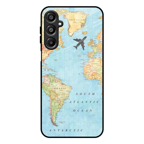 Travel Map Samsung Galaxy A16 5G Glass Back Cover Online