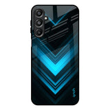 Vertical Blue Arrow Samsung Galaxy A16 5G Glass Back Cover Online