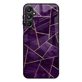 Geometric Purple Samsung Galaxy A16 5G Glass Back Cover Online