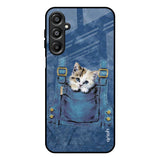 Kitty In Pocket Samsung Galaxy A16 5G Glass Back Cover Online