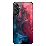 Blue & Red Smoke Samsung Galaxy A16 5G Glass Back Cover Online