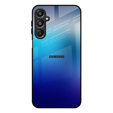 Blue Rhombus Pattern Samsung Galaxy A16 5G Glass Back Cover Online