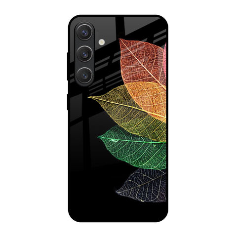 Colorful Leaves Samsung Galaxy S25 5G Glass Back Cover Online