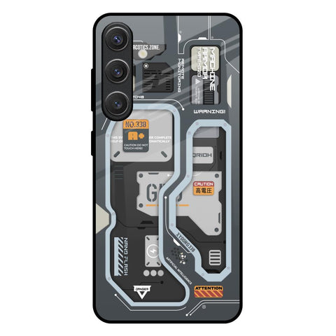 Retro Futuristic Samsung Galaxy S25 Plus 5G Glass Back Cover Online