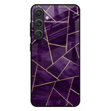 Geometric Purple Samsung Galaxy S25 Plus 5G Glass Back Cover Online