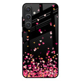 Heart Rain Fall Samsung Galaxy S25 Plus 5G Glass Back Cover Online