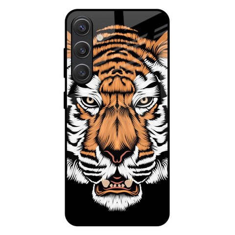 Angry Tiger Samsung Galaxy S25 Plus 5G Glass Back Cover Online