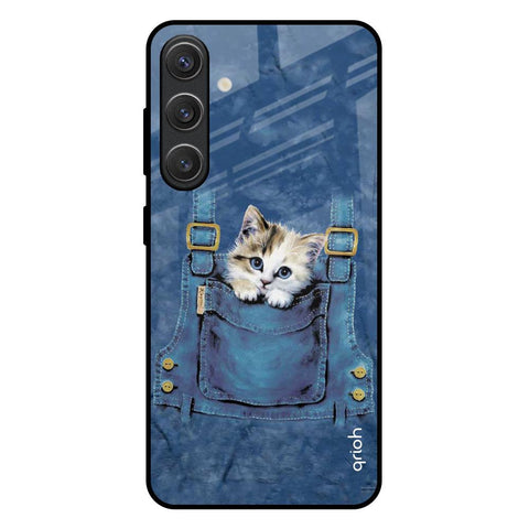 Kitty In Pocket Samsung Galaxy S25 Plus 5G Glass Back Cover Online