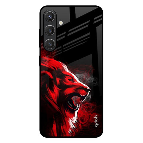 Red Angry Lion Samsung Galaxy S25 Plus 5G Glass Back Cover Online