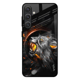 Aggressive Lion Samsung Galaxy S25 Plus 5G Glass Back Cover Online