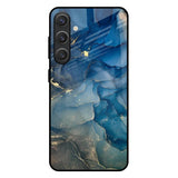 Blue Cool Marble Samsung Galaxy S25 Plus 5G Glass Back Cover Online