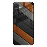 Tri Color Wood Samsung Galaxy S25 Plus 5G Glass Back Cover Online